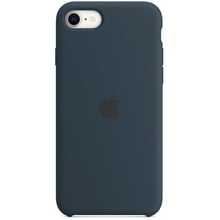 Чехол для iPhone Apple Silicone Case Abyss Blue (MN6F3) for iPhone SE 2020/iPhone SE 3 2022/iPhone 8/iPhone 7: Цвет синий