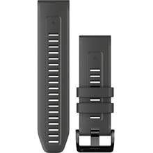 Garmin QuickFit 26 Watch Bands Graphite Silicone (010-13117-01): Колір серый