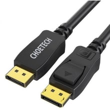 Кабель і перехідник Choetech DisplayPort - DisplayPort (M/M), 2 м, Black (XDD01-BK): Тип кабель