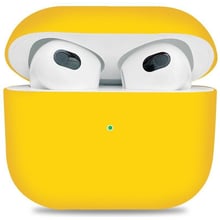 Чехол для наушников ArmorStandart Ultrathin Silicon Yellow (ARM60299) for Apple AirPods 3: Тип Чехол