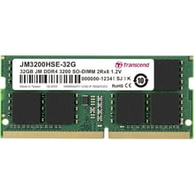 Transcend 32 GB SO-DIMM DDR4 3200 MHz (JM3200HSE-32G): Тип DDR4