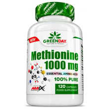 Аминокислота для спорта Amix GreenDay L-Methionine 1000mg 120 caps / 60 servings: Тип Метионин