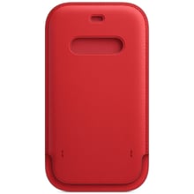 Чохол для iPhone Apple Leather Sleeve Case (PRODUCT) Red (MHYE3) for iPhone 12/iPhone 12 Pro: Колір червоний