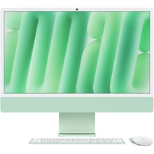 Комп'ютер Apple iMac M4 24" 256GB 10GPU Green (MWUY3UA/A) 2024: Екран 24" Retina 4.5K (4480x2520), с технологией True Tone