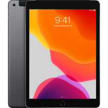 Планшет Apple iPad 7 10.2" 2019 Wi-Fi + LTE 32GB Space Gray (MW6W2): Экран 10.2" Retina (2160x1620 точек) Multi-Touch c подсветкой LED и технологией IPS / Яркость 500 кд/м² / 