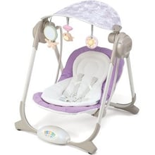 Крісло качалка Chicco Swing Polly (67691.41): Додаткові зручності Контроль скорости движения, Звуковое сопровождение, Система складывания, Ремни безопасности, Съемный