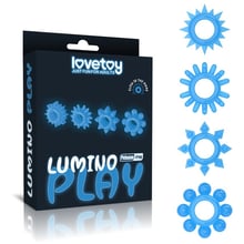 Набір із 4 ерекційних кілець LoveToy Lumino Play Penis Ring: Виробник LOVETOY