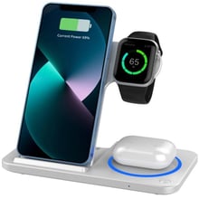 Зарядное устройство WIWU Wireless Charger Power Air 3 in 1 Wi-W020 15W White for Apple iPhone, Apple Watch and Apple AirPods: Особенности Быстрая зарядка