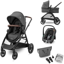 Універсальна коляска 3 в 1 MAXI-COSI ZELIA S TRIO (Dark Grey): Тип коляски Універсальний візок (3-в-1)