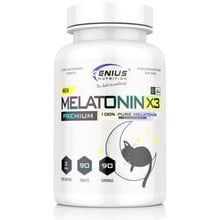 Genius Nutrition Melatonin-X3 Мелатонин Х3 90 таблеток: Форма выпуска Таблетки