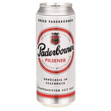 Упаковка пива Paderborner Pilsner, світле фільтроване, 4.8% 0.5л х 24 банки (EUR4101120015106): Об'єм, л 0.5