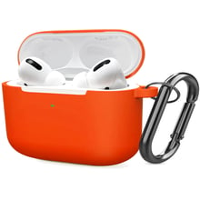 Чохол для навушників TPU Case with Belt Orange for Apple AirPods Pro: Тип чохол