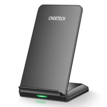 Зарядное устройство Choetech Wireless Charger Stand 15W Black (T524-F): Кабель в комплекте microUSB