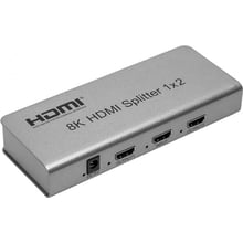 Кабель і перехідник PowerPlant HDMI 8K 1x2 (HDSP8K-2)(CA914197): Тип Разветвитель