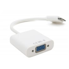 Кабель і перехідник Extradigital Apple 30-pin to VGA, 0.15m White (KBA1649): Тип адаптер