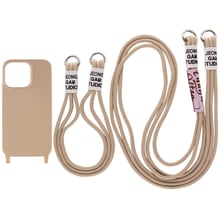 Чохол для iPhone TPU Case two straps California Beige for iPhone 13 Pro Max: Колір бежевий