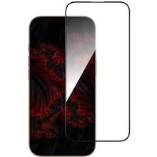 Защитное стекло для iPhone Intaleo Tempered Glass Full Glue Black for iPhone 16 Pro Max: Цвет черный