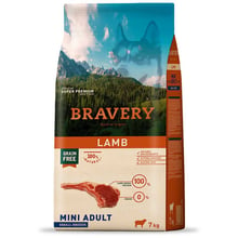 Сухой корм Bravery Lamb Mini Adult c ягненком 2 кг (6671 BR LAMB ADUL M_ 2KG): Тип Сухой корм