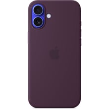 Чехол для iPhone Apple iPhone 16 Plus Silicone Case with MagSafe - Plum (MYYD3ZM/A): Цвет бордовый