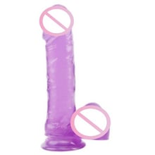 Фалоімітатор CHISA 7.7 Inch Dildo Purple: Призначення Вагінальні