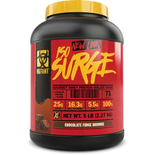 Протеїн Mutant Iso Surge 2270 g / 73 servings / Chocolade Fudge Brownie: Вид сироваткові