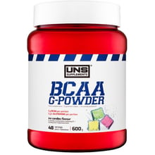 Амінокислота для спорту UNS BCAA G-Powder 600g /48 servings/ Ice Candy: Тип BCAA