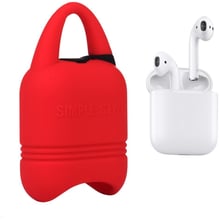 Чохол для навушників Becover Case Kindon i-Smile with Belt Red IPH1430 (702347) for Apple AirPods: Тип чохол