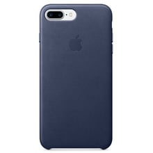 Чохол для iPhone Apple Leather Case Midnight Blue (MMYG2/MQHL2) for iPhone 8 Plus/iPhone 7 Plus: Колір синій