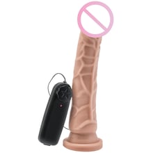 Реалістичний вібратор Cock 8 Inch Flesh Vibrating, 20,5x4 см: Для кого Для жінок