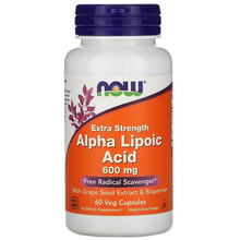 Now Foods Alpha Lipoic Acid, 600 mg, 60 Veg Capsules (NF3046)