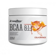 Амінокислота для спорту IronFlex Nutrition BCAA Performance 8-1-1 200 g / 40 servings / Cola Orange: Тип BCAA