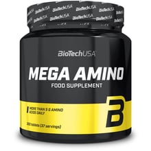Амінокислота для спорту BioTechUSA Mega Amino 3200 300 tabs / 37 servings