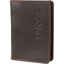 Мужская обложка для ID-паспорта DNK Leather коричневая (DNK-mini-oknoR-colF): Пол Мужской