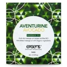 Пробник масажного масла EXSENS Anti-Stress Aventurine Avocado 3мл: Тип Масло