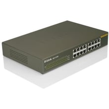 Сетевой коммутатор D-Link DES-1016D: Порты только Fast Ethernet (10/100)