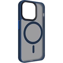 Чохол для iPhone ArmorStandart Uniq Case Magsafe Dark Blue для iPhone 14 Pro Max (ARM75303): Колір синий