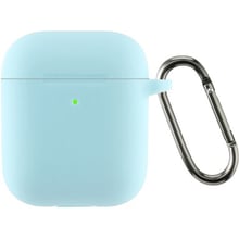 Чохол ArmorStandart Ultrathin Silicone Case With Hook Sky Blue (ARM59692) для Apple AirPods 2: Тип Чехол