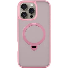 Чохол для iPhone Mobile Case Metal Buttons with MagSafe HQ Ring Pink для iPhone 16 Pro Max: Колір розовый