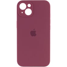 Аксесуар для iPhone Mobile Case Silicone Case Full Camera Protective Plum для iPhone 15: Колір бордовый