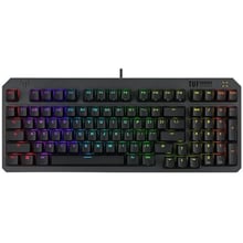 Клавиатура ASUS TUF Gaming K3 Gen II Opti-Mech RGB Red Switches USB UA Black (90MP0390-BKMA00): Подключение проводное