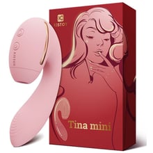 Вакуумний вібратор KisToy Tina Mini Pink, вагінально-кліторальний: Для кого Для женщин