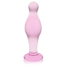 Скляний фалоімітатор Love Toy Glass Romance Dildo 4.5" Pink: Призначення Анальні