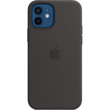 Аксесуар для iPhone Apple Silicone Case with MagSafe Black (MHL73) for iPhone 12 / iPhone 12 Pro: Колір чорний