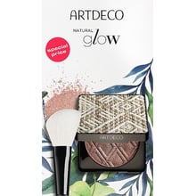 ARTDECO Glow Bronzer & Powder Brush Set Бронзер для обличчя 9 g + пензель: Вид Бронзер