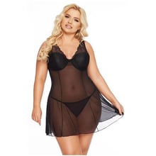 Пеньюар SoftLine Collection Berta, Вlack 3XL: Для кого Для женщин