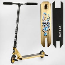 Самокат трюковый Best Scooter Kraken золотистый (KR-93091): Количество колес 2