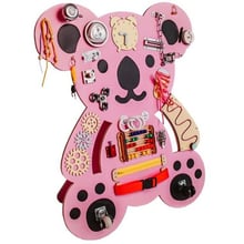 Розвиваюча іграшка Бізіборд Temple Group Коала рожевий 75х62 см (TG200144) (Іграшки, що розвивають)(79012123)Stylus approved