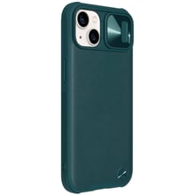 Чохол для iPhone Nillkin Leather Case Camshield Green для iPhone 13: Колір зеленый