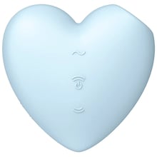 Кліторальний стимулятор Satisfyer Cutie Heart із вібрацією blue