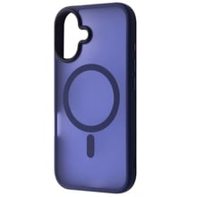 Чохол для iPhone WAVE Matte Insane Case with MagSafe Midnight Blue для iPhone 16: Колір синий